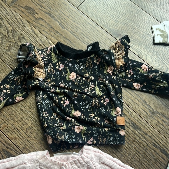 Fall outfits for baby 3-6 months old sweaters tights top - Picture 3 of 8